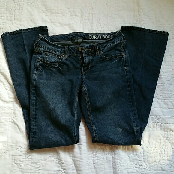 New York & Company Denim - NY&C Curvy Bootcut Dark Wash Petite Jeans